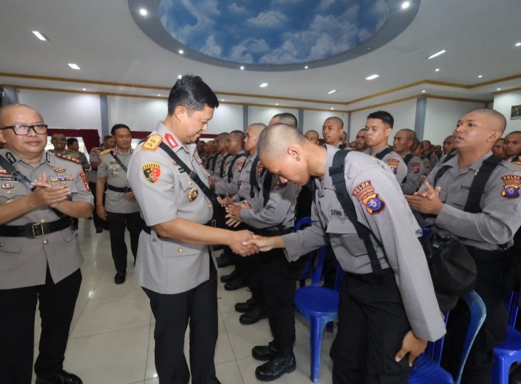Kapolda usai memimpin pembukaan pendidikan dan pembentukan bintara Polri, bertempat di Aula SPN Polda setempat, Rabu (30/7/2025).