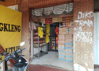 Lokasi toko yang menjual obat keras tramadol di Kota Bekasi, Jawa Barat (Foto. Dok: RH/Mitrapolri.com)