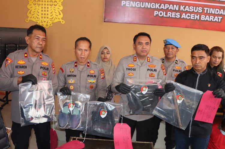 Kapolres Aceh Barat, AKBP Yhogi Hadisetiawan, S.I.K., M.I.K., dalam keterangannya kepada wartawan pada Jumat (8/8/2025)