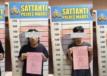 Keempat tersangka, berinisial MA (20), S (22), SU (24), dan MI (20), diamankan di tempat berbeda usai polisi menerima laporan dari para korban.