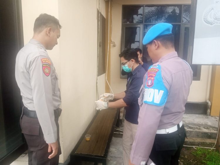 Seksi Profesi dan Pengamanan (Propam) Polresta Palangka Raya menggelar tes urine bagi personel, Selasa (12/8/2025).