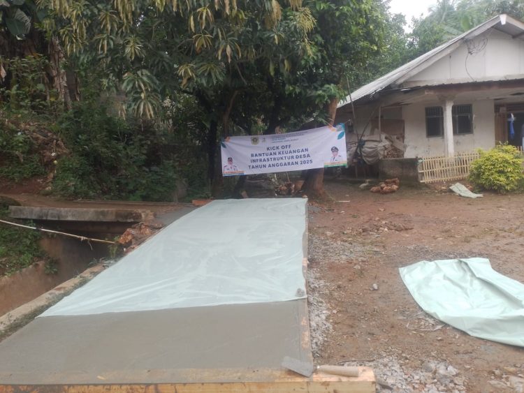 Lokasi Kick Off Dana Bantuan Keuangan  Infrastruktur Desa Tahun Anggaran 2025. (Foto. Dok: RH/Mitrapolri.com)
