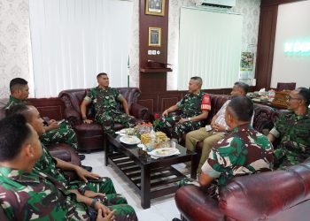 Kapolres Ogan Komering Ilir (OKI) AKBP Eko Rubiyanto, S.H., S.I.K., M.H. menerima kunjungan silaturahmi dari Komandan Brigade Infanteri (Danbrigif) 8/Garuda Cakti (GC) Kolonel Inf Enrico Setiyo Nugroho, S.Sos., M.Tr.(Han) di Mapolres OKI, Rabu (13/08/25).