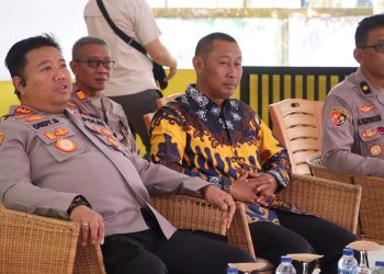 Kapolresta Palangka Raya Kombes Pol Dedy Supriadi, S.I.K., M.H. menghadiri kegiatan Zoom Meeting bersama Kapolri dalam rangka mendukung pelaksanaan Gerakan Pangan Murah (GPM), Kamis (14/8/2025).