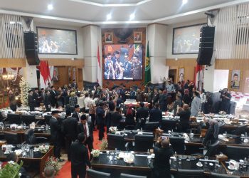 Semarak Kemerdekaan RI ke - 80 bergema dalam Gedung DPRD Kabupaten Bogor. (Foto. Dok: RH/Mitrapolri.com)