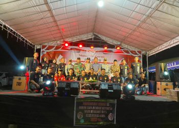 Bhabinkamtibmas Kelurahan Tangkiling, Aipda Herry Gunawan, menghadiri kegiatan malam syukuran bersama warga di Jalan Bukit Tunggal Sukamulya, Kelurahan Tangkiling, Kecamatan Bukit Batu, Kota Palangka Raya.