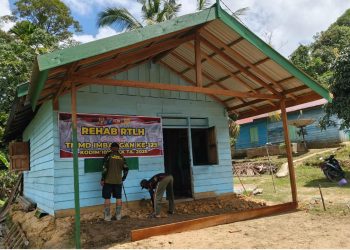 Salah satu sasaran di RT 01/RW 03, Desa Karya Bakti yaitu rumah milik bapak Badi Jamhuri, telah selesai 100 persen. Capaian ini menjadi bukti komitmen TNI bersama pemerintah daerah dan masyarakat untuk menghadirkan hunian yang lebih layak bagi warga kurang mampu.