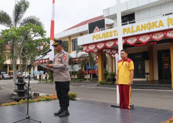 Apel tersebut dipimpin oleh Kapolresta Palangka Raya, Kombes Pol. Dedy Supriadi, S.I.K., M.H., melalui Kepala Bagian Logistik (Kabaglog) Kompol Mangatur Tampubolon, dan diikuti oleh para personel dari Bag, Sat, dan Si di lingkungan Polresta.