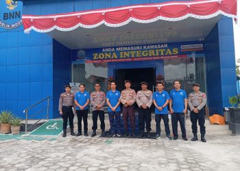 Polresta Palangka Raya melalui Satuan Pengamanan Objek Vital (Satpamobvit) bersama jajaran Ditpamobvit Polda Kalteng melaksanakan kegiatan Risk Assessment, Jumat (22/8/2025).