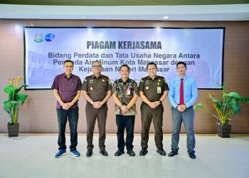 Penandatanganan Memorandum of Understanding (MoU) itu berlangsung di Aula Tirta Dharma, Kantor PDAM Makassar, Jalan Ratulangi, Selasa (26/8/2025).