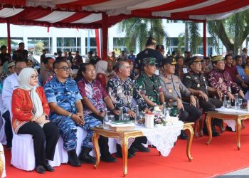 Apel Kesiapsiagaan Karhutla Provinsi Kalteng Tahun 2025 yang digelar di Kantor Gubernur Kalteng, Jl. RTA. Milono, Kota Palangka Raya, Kamis (7/8/2025).