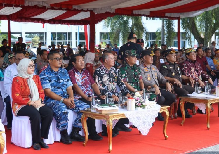 Apel Kesiapsiagaan Karhutla Provinsi Kalteng Tahun 2025 yang digelar di Kantor Gubernur Kalteng, Jl. RTA. Milono, Kota Palangka Raya, Kamis (7/8/2025).