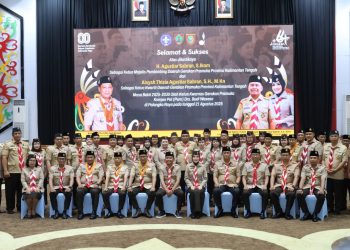 Kegiatan yang juga dirangkaikan dengan upacara peringatan Hari Pramuka ke-64 tingkat Provinsi Kalteng tersebut, berlangsung di Aula Jaya Tingang, Kantor Gubernur Kalteng. Kamis (21/8/2025).