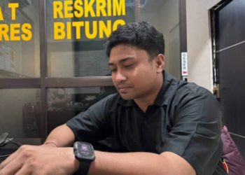 Kasat Reskrim Polres Bitung, AKP Ahmad A. Ari, S.Tr.K., S.I.K., M.H.,
