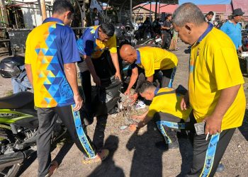 Polresta Palangka Raya turut ambil bagian dalam kegiatan World Cleanup Day (WCD) 2025 yang dipusatkan di Lapangan Sanaman Mantikei, Jum’at (19/9/2025).
