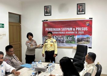Kegiatan tersebut dipimipin oleh Kasubditbinsatpam/Polsus Ditbinmas Polda Kalteng AKBP Anatasia Greta Kumala, S.Sos., M.Si., M.M bersama Iptu Akhmad Sahid, Brigpol Petrus Agung dan Briptu I Kadek Septiana.