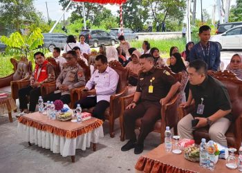 Polsubsektor Jekan Raya, Polsek Pahandut, Polresta Palangka Raya menghadiri launching Gerai TPID Koperasi Merah Putih di Kelurahan Bukit Tunggal, Kecamatan Jekan Raya, Rabu (24/9/2025).