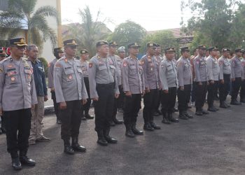Polresta Palangka Raya menggelar apel pagi rutin yang dipimpin oleh Kabag SDM Kompol Suyatno, dengan diikuti para Kabag, Kasat, Kasi, perwira, serta seluruh personel Bintara dan ASN, Kamis (26/9/2025).