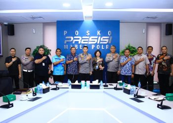 Kegiatan tersebut diselenggarakan dengan mengusung tema Strategi Polri Presisi Menuju Pelayanan Publik yang Prima dan Anti-Korupsi. Kegiatan ini dipimpin oleh Brigjen Pol Dr. Indarto, S.H., S.Sos., S.I.K., M.Si., selaku Wakaposko Presisi.