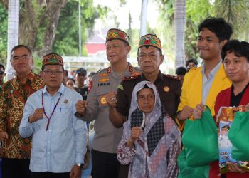 Kapolda Kalteng usai menghadiri peluncuran Pasar Murah dan Penandatanganan Kerjasama Koperasi Desa Merah Putih Adhyaksa Tahun 2025, di Aula Jayang Tingang, Kantor Gubenur, Kamis (25/9/2025).