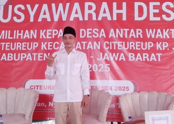 Gugun Wiguna, SH sang idolah terpilih menjadi Kepala Desa Citeureup Kecamatan Citeureup Kabupaten Bogor.