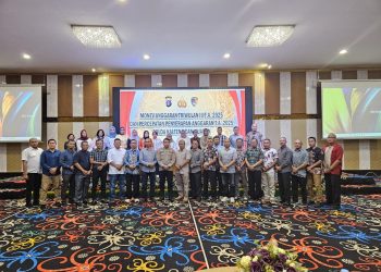 Kegiatan Monitoring dan Evaluasi (Monev) Anggaran Triwulan III serta percepatan penyerapan anggaran yang dilaksanakan Polda Kalteng di Aula Hotel Aurilla, Jalan Adonis Samad, Palangka Raya, Senin (29/9/2025).