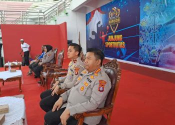 Tim bola voli Polresta Palangka Raya menunjukkan performa gemilang dalam ajang Volleyball Tournament Kapolda Kalteng Cup 2025.