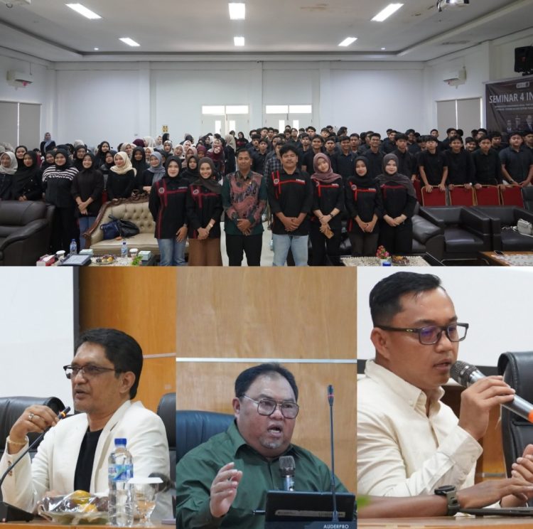 Seminar Empat Instansi dengan tema “Membangun Pemahaman Awal tentang Peran Lembaga Penegak Hukum dalam Sistem Peradilan Indonesia”. Acara ini berlangsung di di Aula Mootcourt FH USK, Sabtu (20/9/2025), dan diikuti oleh kurang lebih 250 mahasiswa calon juris muda yang tergabung dalam UKM tersebut.
