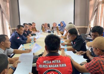 DPMGP4) Kabupaten Nagan Raya rangkul wartawan yang bertugas di wilayah tersebut demi terwujudnya pemberitaan media ramah anak, Senin, (22/09/2025)
