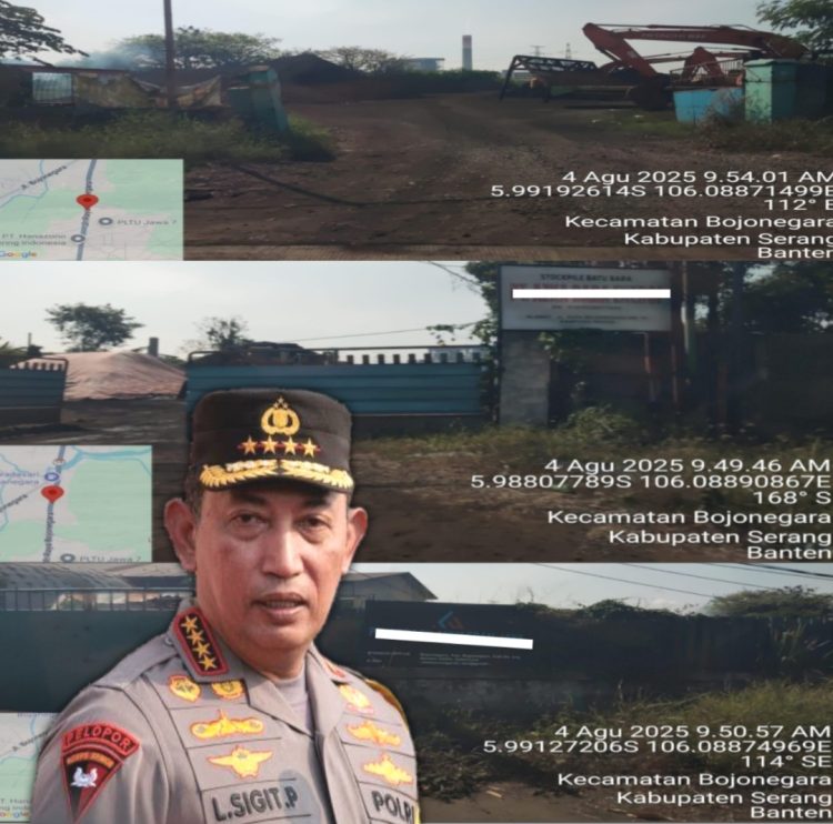 Lokasi sejumlah stockpile yang diduga penerima batu bara ilegal, antara lain: Stockpile Toyo 1–6, PT AAJ, PT ABE, PT BRS, PT CMS, GMA Lingkar, Ibu Yeni, PT MAS, PT MBM, Oktasan, Pak Yani (dekat PT AAJ), PT Sunf**d, PT RBM, Senpa, dan PT SPW. (Foto. Dok/Mitrapolri.com)