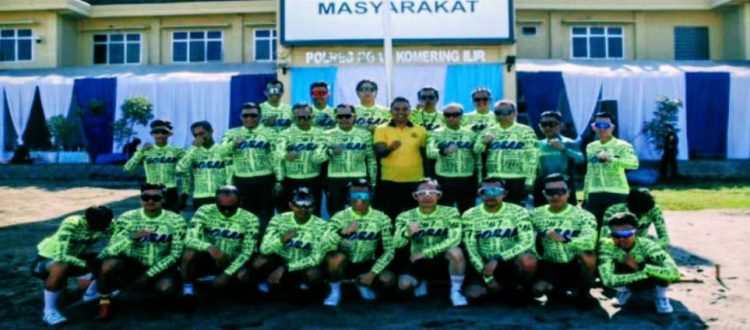 Kapolda Sumatera Selatan Irjen Pol. Andi Rian R. Djajadi, S.I.K., M.H memimpin langsung kegiatan Gowes Bareng Musi (Gobar Musi) pada Minggu pagi (5/10/25).