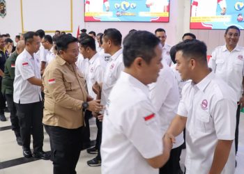 Kapolresta Palangka Raya Kombes Pol. Dedy Supriadi, S.I.K., M.H. menghadiri kegiatan Pelantikan Pengurus Persatuan Bola Voli Seluruh Indonesia (PBVSI) Provinsi Kalimantan Tengah yang digelar di Graha Bhayangkara, Mapolda Kalteng, Jalan Tjilik Riwut Km 1, Kota Palangka Raya. Selasa 7/10/2025.