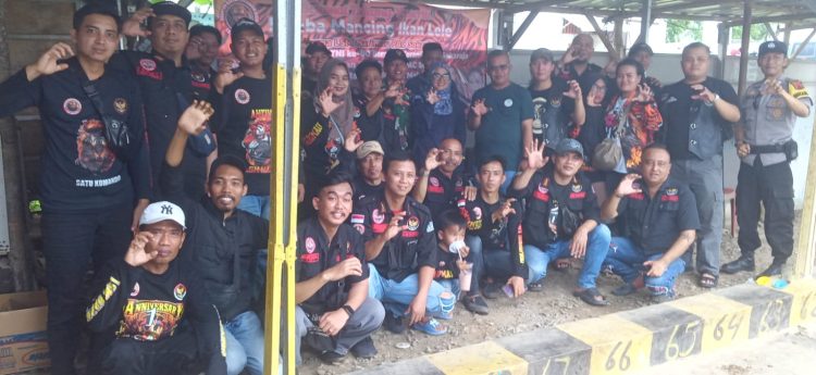 Koramil 04/Sokaraja bersama LSM Harimau PAC Sokaraja (Harapan Rakyat Indonesia Maju) menggelar kegiatan Lomba Mancing Ikan Lele di Kolam Pemancingan Mitra Jaya 2, Karang Nanas, Kecamatan Sokaraja, Kabupaten Banyumas, Minggu (12/10/2025).