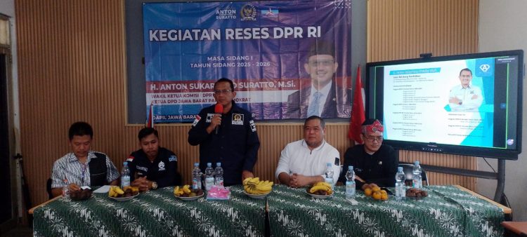 Kegiatan Reses  DPR RI dimanfaatkan Anton Sukartono Suratto,M.SI turun kelapangan untuk menyerap aspirasi konstituennya.