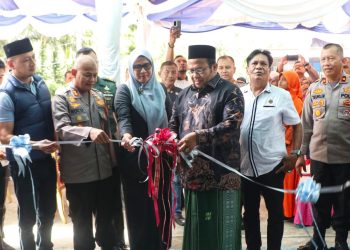 Wali Kota Sabang, Zulkifli H. Adam bersama Forkopimda meresmikan Gedung Satuan Pelayanan Pemenuhan Gizi (SPPG) Keumala Bhayangkari Polres Sabang di Gampong Cot Abeuk, Kecamatan Sukajaya. Dapur ini menjadi yang ketiga di Kota Sabang dan ditargetkan mampu melayani sekitar 1.600 penerima manfaat setiap hari.