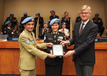 Brigadir Renita Rismayanti, S.H., anggota Divisi Hubungan Internasional (Divhubinter) Polri, berhasil meraih penghargaan bergengsi United Nations Woman Police Officer of The Year 2023 dari Perserikatan Bangsa-Bangsa (PBB). Kamis 23/10/2025.