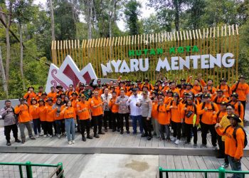 Polsek Bukit Batu jajaran Kepolisian Resor Kota (Polresta) Palangka Raya, Polda Kalteng mengikuti rangkaian latihan Search and Rescue (SAR) yang digelar oleh Basarnas Kota Palangka Raya pada wilayahnya, Kamis (23/10/2025) pagi.