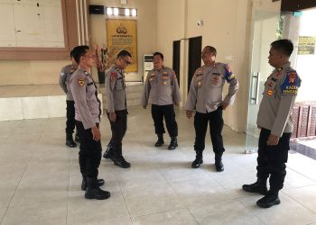 Bagian Sumber Daya Manusia (Bag SDM) Polresta Palangka Raya menerima kunjungan dan pengecekan kesiapan dari Tim Sekolah Polisi Negara (SPN) Polda Kalimantan Tengah, Jum’at (24/10/2025).