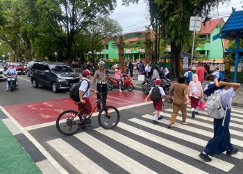 Kegiatan difokuskan di Jalan R.A. Kartini simpang Tambun Bungai serta Jalan Diponegoro, tepatnya di depan SD Teladan dan SMPN 2 Palangka Raya.