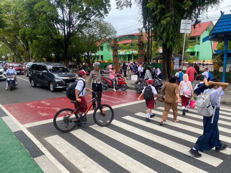 Kegiatan difokuskan di Jalan R.A. Kartini simpang Tambun Bungai serta Jalan Diponegoro, tepatnya di depan SD Teladan dan SMPN 2 Palangka Raya.