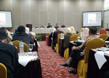 Meeting Konsultasi Publik II KLHS - RDTR Ciampea Kàbupaten Bogor Bersama DLH. (Foto. Dok: RH/Mitrapolri.com)