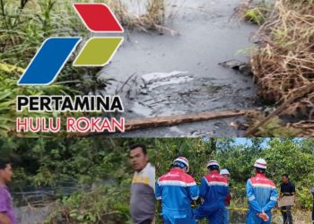 Limbah minyak jenis B3 (Bahan Berbahaya dan Beracun) diduga dari aktivitas operasional PT Pertamina Hulu Rokan (PHR) telah mencemari lahan perkebunan di sekitar wilayah GS Meso Menggala Sakti. (Foto. Dok/ist)