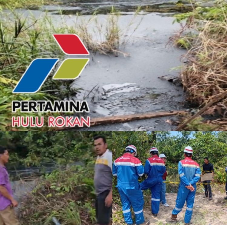 Limbah minyak jenis B3 (Bahan Berbahaya dan Beracun) diduga dari aktivitas operasional PT Pertamina Hulu Rokan (PHR) telah mencemari lahan perkebunan di sekitar wilayah GS Meso Menggala Sakti. (Foto. Dok/ist)