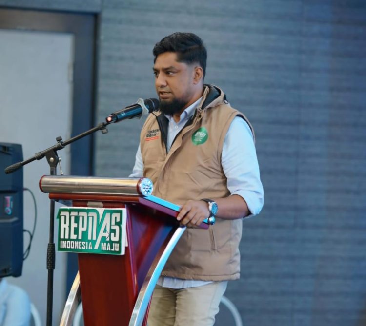 Ketua Repnas Aceh, Mahfudz Y. Loethan, di Banda Aceh