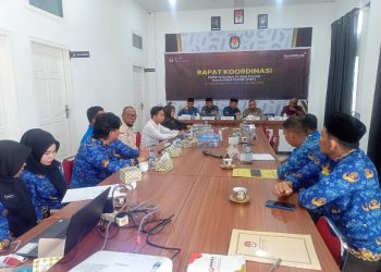 Komisi Independen Pemilihan (KIP) Kabupaten Nagan Raya, Senin (10/11/25) menggelar Rapat koordinasi (Rakor) Pemuktahiran Data Pemilih Berkelanjutan (PPDB) guna terus melakukan pemuktahiran data pemilihan untuk pemilu yang akan datang.