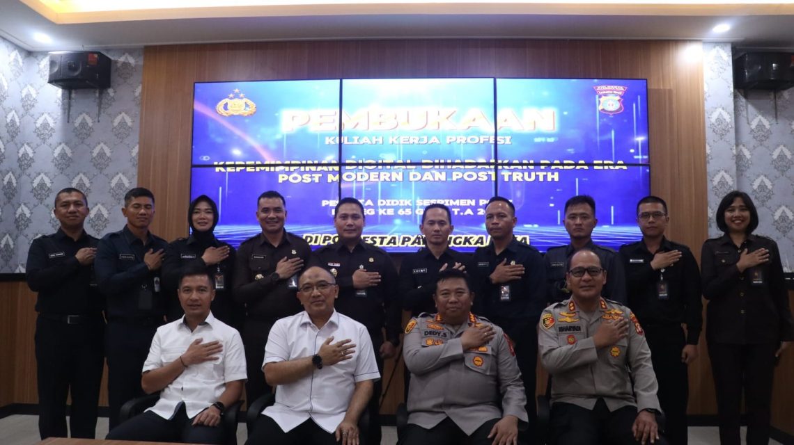 Kegiatan berlangsung di Mapolresta Palangka Raya dengan dihadiri oleh Supervisor dan Paping Lemdiklat Polri, Kapolresta Palangka Raya, Wakapolresta, para Pejabat Utama, perwakilan personel dan para Serdik Sespimmen.