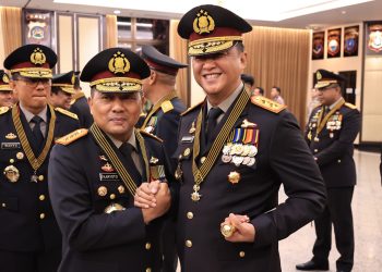 Kepala Kepolisian Daerah Kalimantan Tengah (Kapolda Kalteng), Irjen Pol Iwan Kurniawan, S.IK., M.Si. bersama Kapolda Metro Jaya