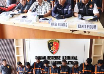 Konferensi Pers Polres Labuhanbatu