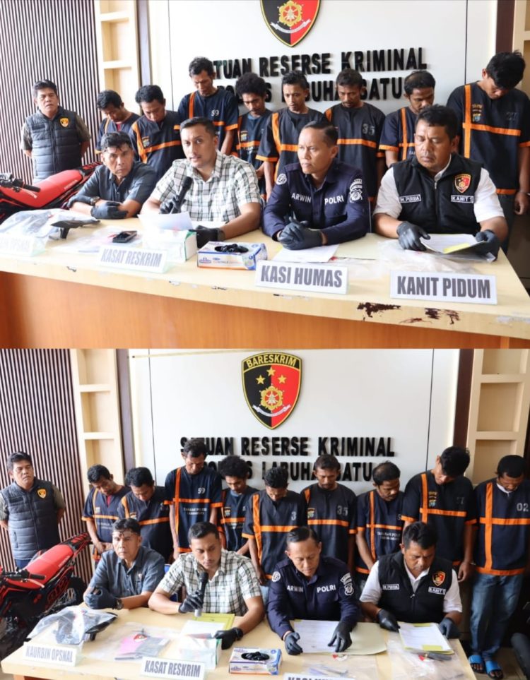 Konferensi Pers Polres Labuhanbatu