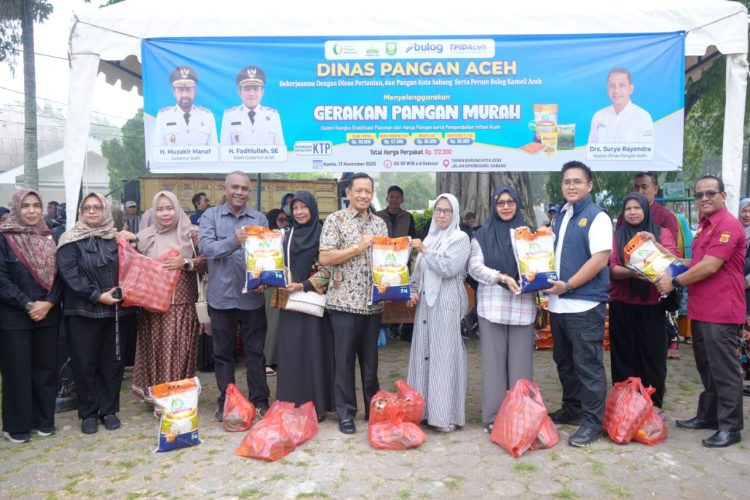 Kegiatan yang berlangsung di Taman Burung Gampong Kuta Ateuh itu, merupakan inisiasi Dinas Pangan Aceh berkolaborasi dengan Perum Bulog Kanwil Aceh serta Dinas Pertanian dan Pangan Kota Sabang, dalam rangka menjaga stabilitas pasokan dan harga pangan serta mengendalikan inflasi di wilayah Aceh, khususnya Kota Sabang.